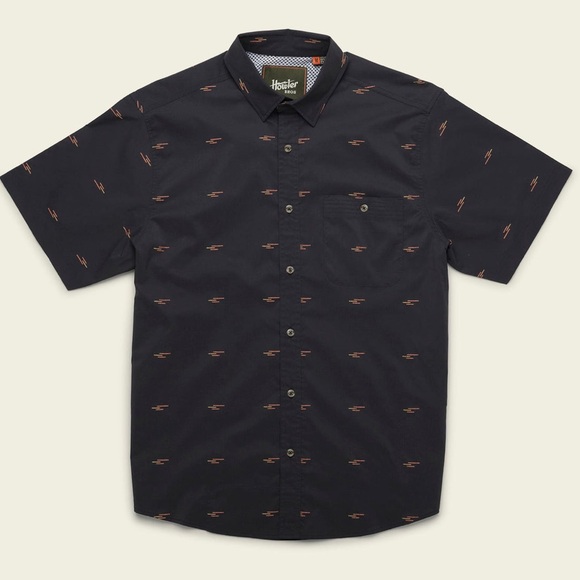 NWT HOWLER BROTHERS Mens Airwave Short Sleeve Short L Telegram Dobby Stretch NEW - Picture 2 of 16